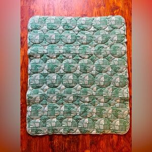 Kate Quinn Green Mod Zebra Quilt